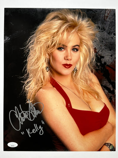 Christina Applegate Signed 11x14 Photo as Kelly Bundy Married with Children JSA COA from Private Signing