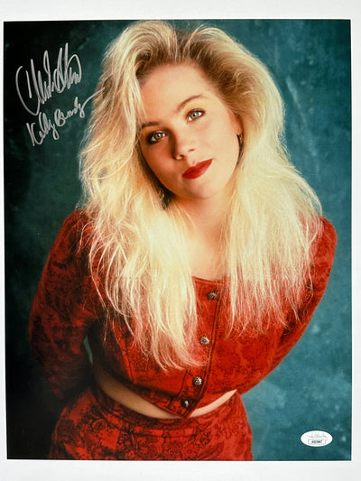 Christina Applegate Signed 11x14 Photo as Kelly Bundy Married with Children JSA COA from Private Signing