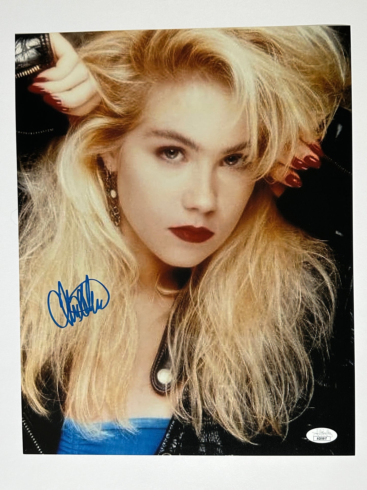 Christina Applegate Signed 11x14 Photo Modeling Shoot JSA COA from Private Signing
