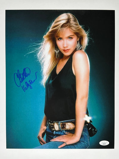 Christina Applegate Signed 11x14 Photo Kelly Bundy Married with Children #1112 JSA COA from Private Signing