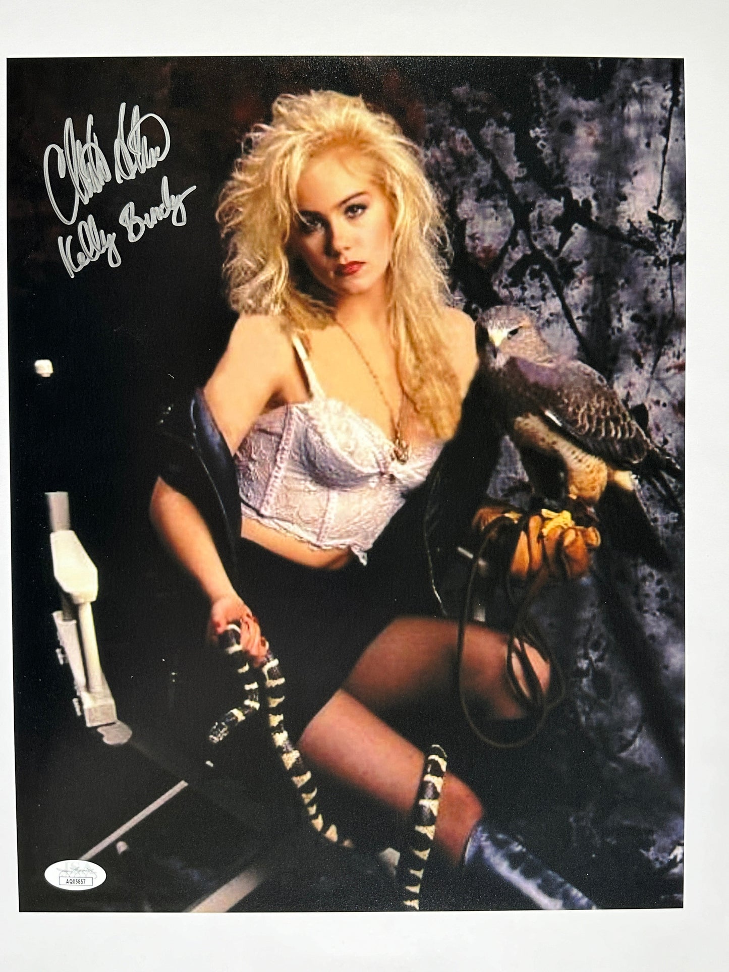 Christina Applegate Signed 11x14 Photo Kelly Bundy Married with Children #1116 JSA COA from Private Signing