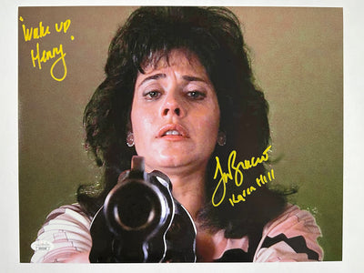 Lorraine Bracco Signed 11x14 Goodfellas Wake up Henry Karen Hill Yellow Ink JSA COA from Private Signing