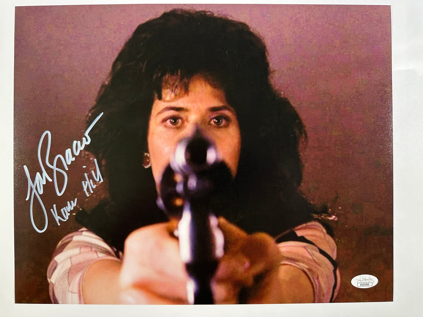 Lorraine Bracco Signed 11x14 Goodfellas Photo w/Karen Hill Blue Ink JSA COA from Private Signing