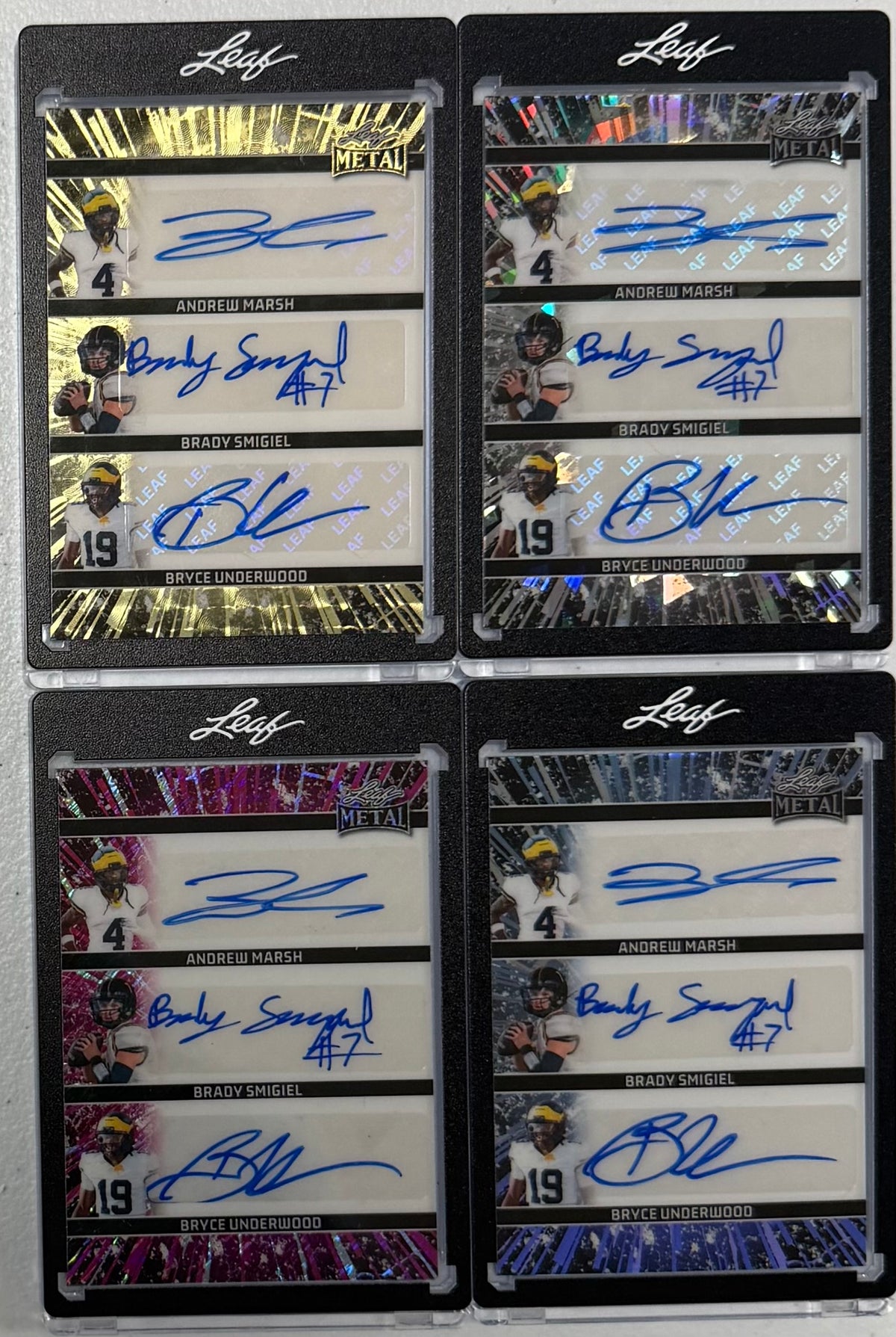 2026 Leaf Metal Michigan Team Six Autograph Card