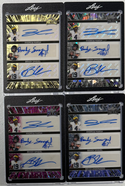 2026 Leaf Metal Michigan Team Six Autograph Card
