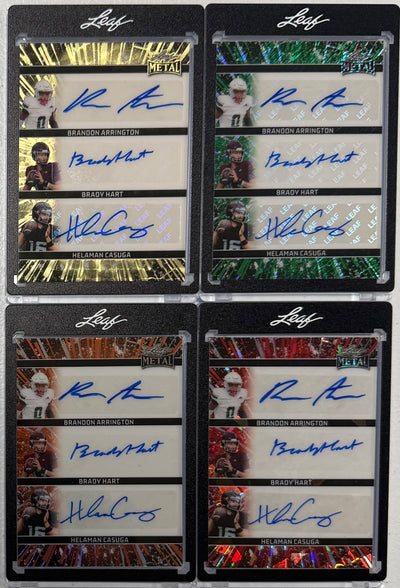 2026 Leaf Metal Texas A&M Team Six Autograph Card