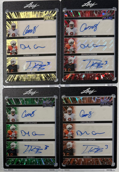 2026 Leaf Metal Texas Team Six Autograph Card
