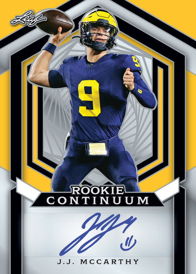 First Round Autograph?! Out of This 2023 Leaf Football Card Retail