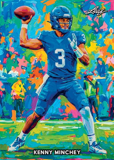 2026 Leaf Metal Paintworks Football Kenny Minchey