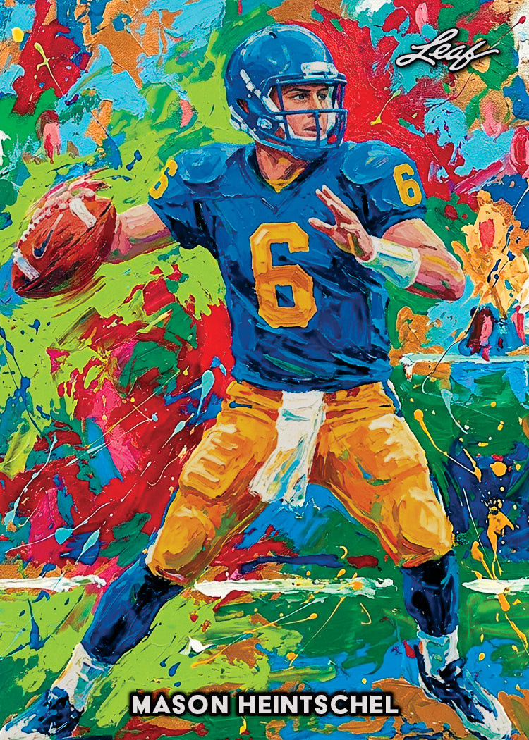 2026 Leaf Metal Paintworks Football Mason Heintschel