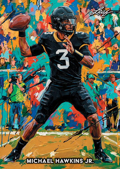 2026 Leaf Metal Paintworks Football Michael Hawkins Jr.