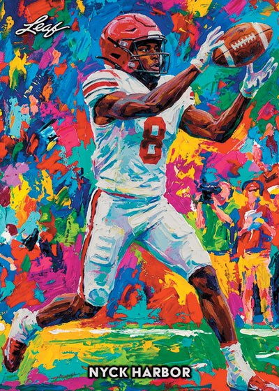 2026 Leaf Metal Paintworks Football Nyck Harbor