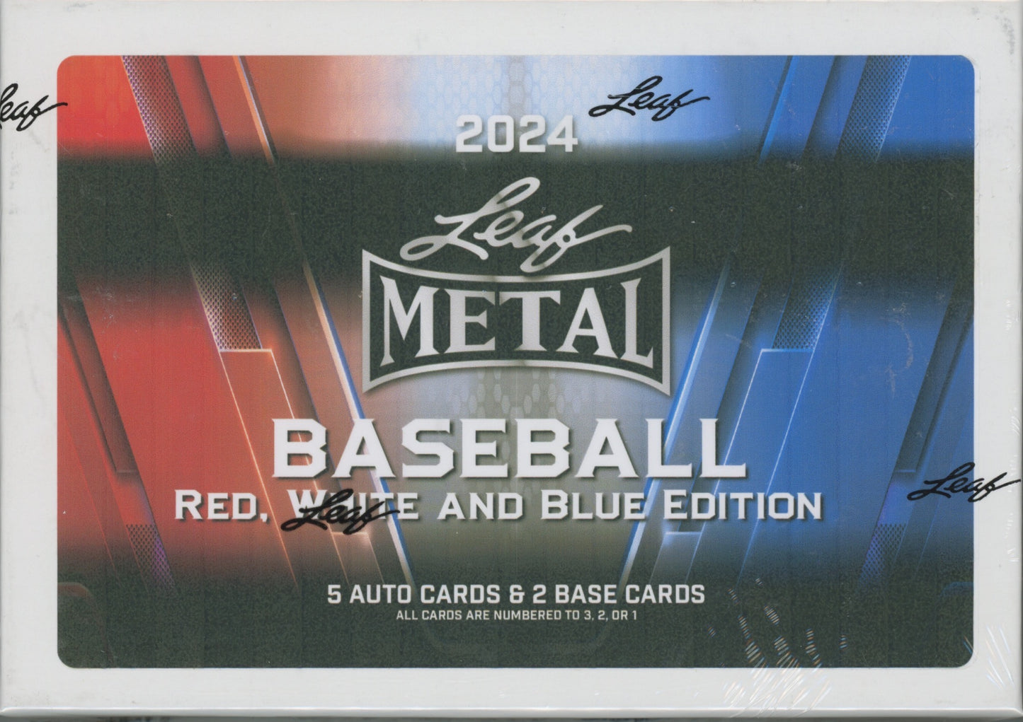 2024 Leaf Metal Baseball Red, White & Blue Box