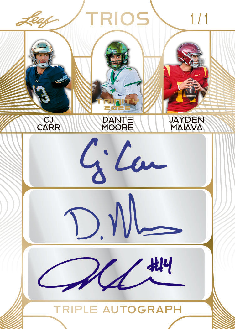 2026 Leaf Trinity Football Jumbo