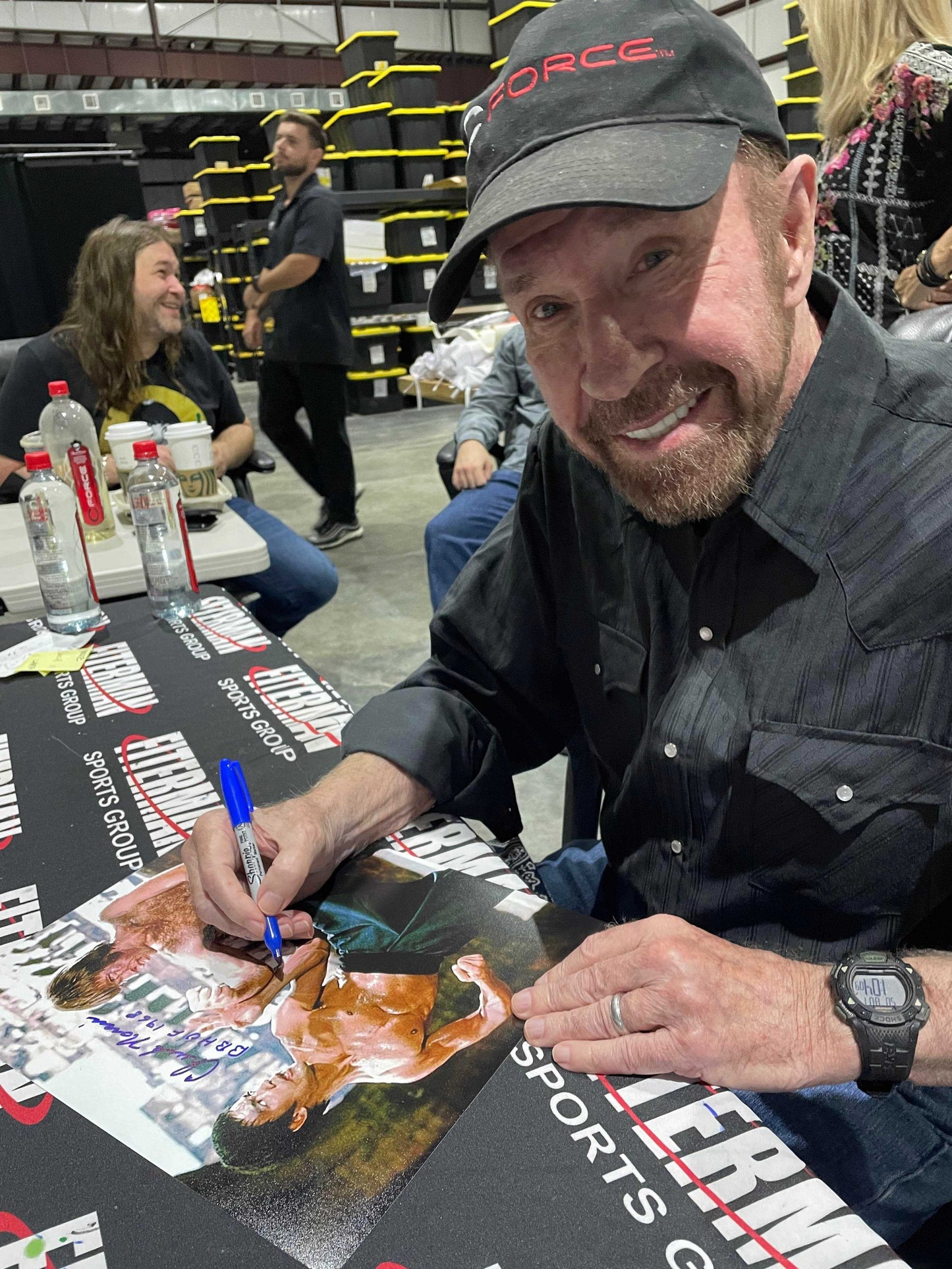 Chuck Norris Signed 11x14 Way of the Dragon Photo w/BBHOF 1968 JSA COA from Private Signing