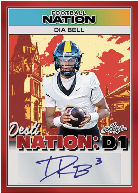 2025 Leaf Football Nation Hobby