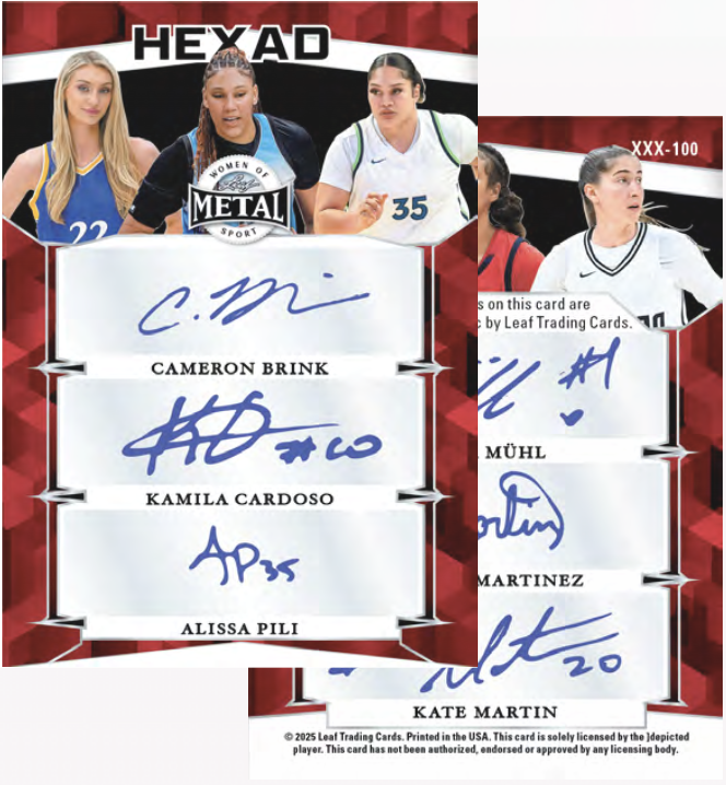 2025 Leaf Metal Women Of Sport