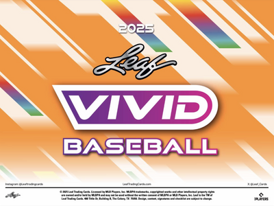 2025 Leaf Vivid Baseball Jumbo