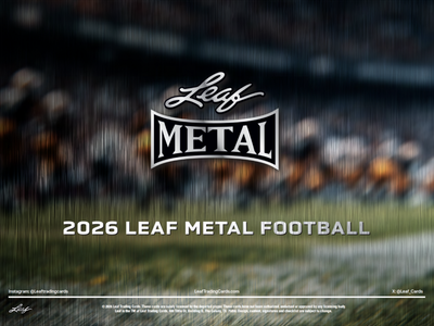 2026 Leaf Metal Football Hobby (Preorder)